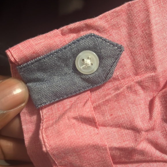 Men’s Pink Short Sleeve Shirt - Picture 2 of 4